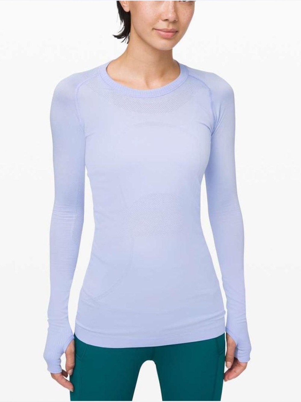 Swiftly Tech Long-Sleeve Shirt 2.0
Hip Length Light Powder Blue 6